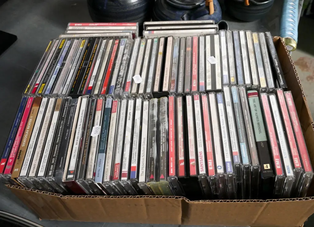 box of classical and other CDs Image 1++