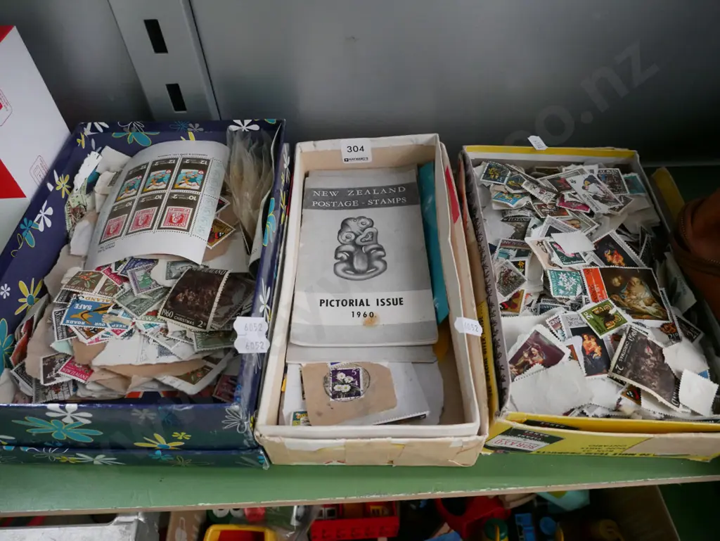 3x boxes of stamps Image 1++