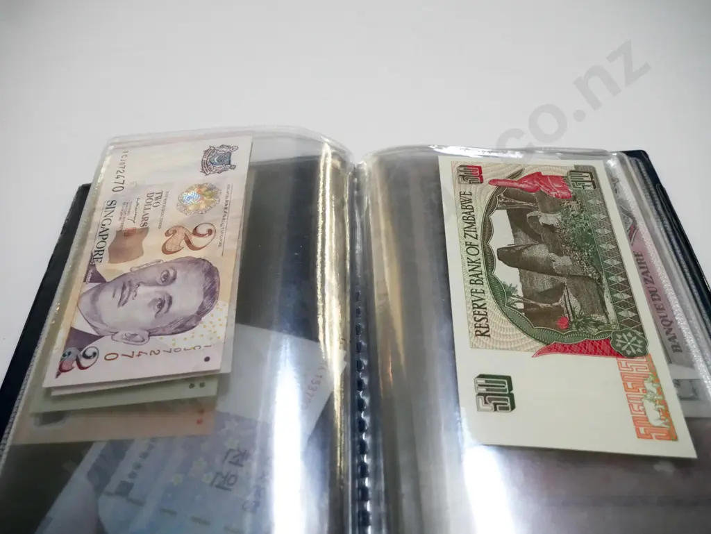 album of various bank notes Image 1++