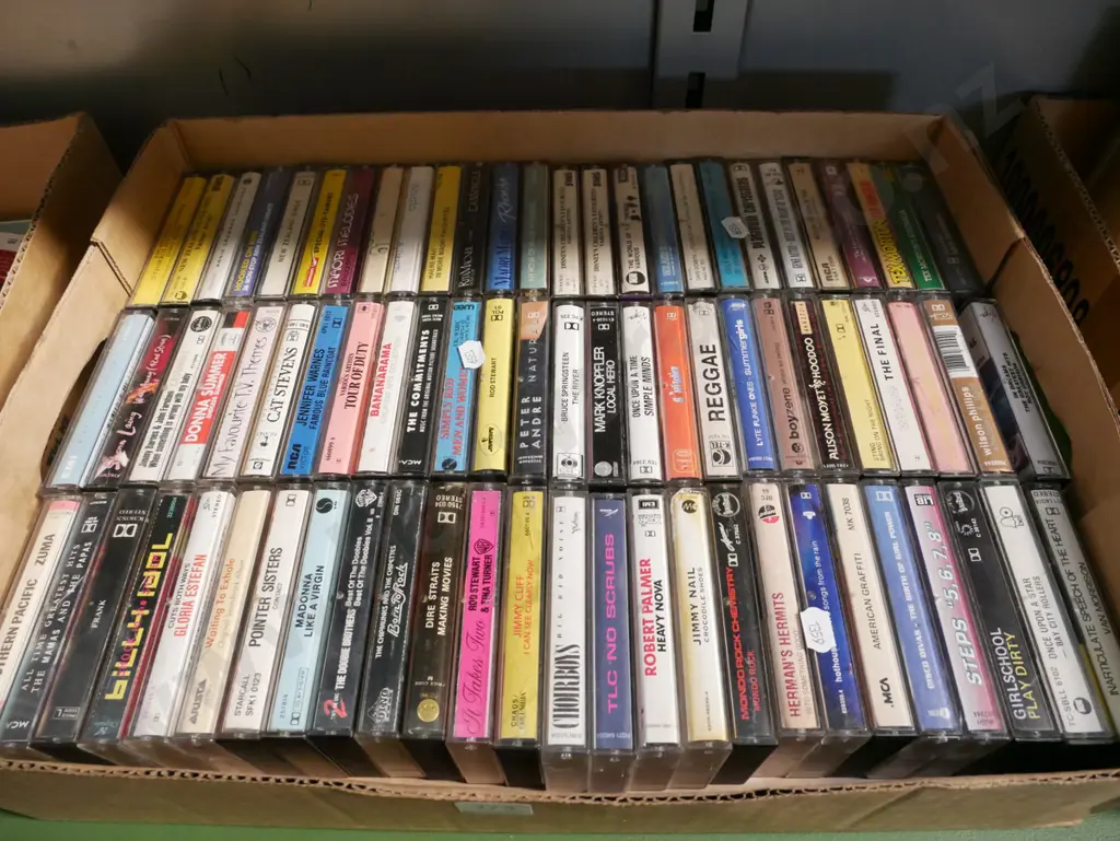box; 1980s tape cassettes Image 1++