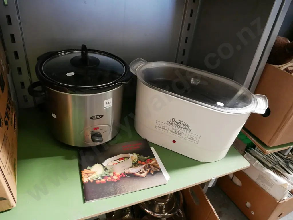 small Zipp slow cooker, Sunbeam steamer Image 1++
