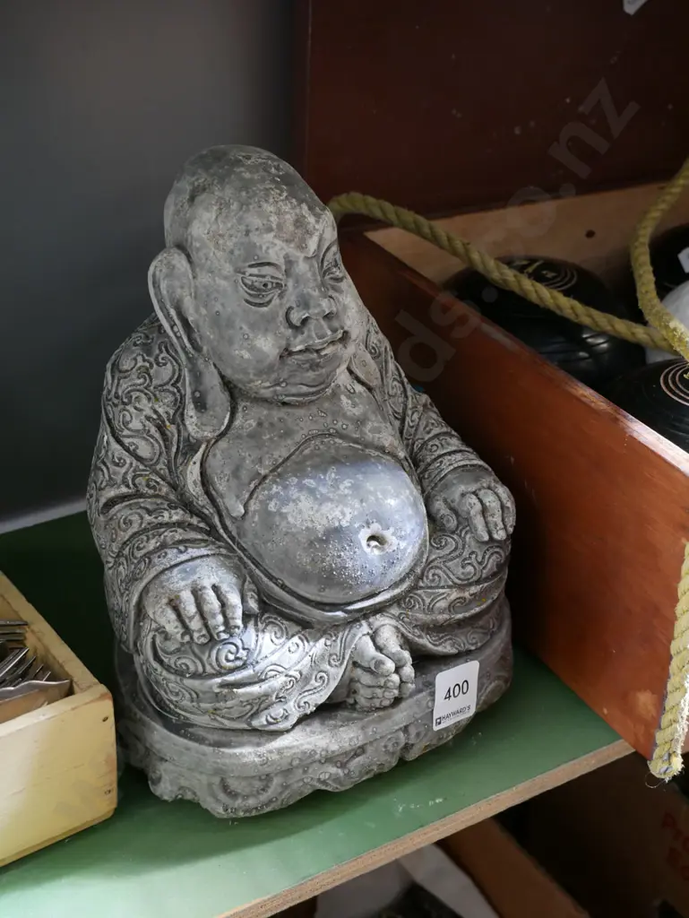concrete buddha figurine Image 1++