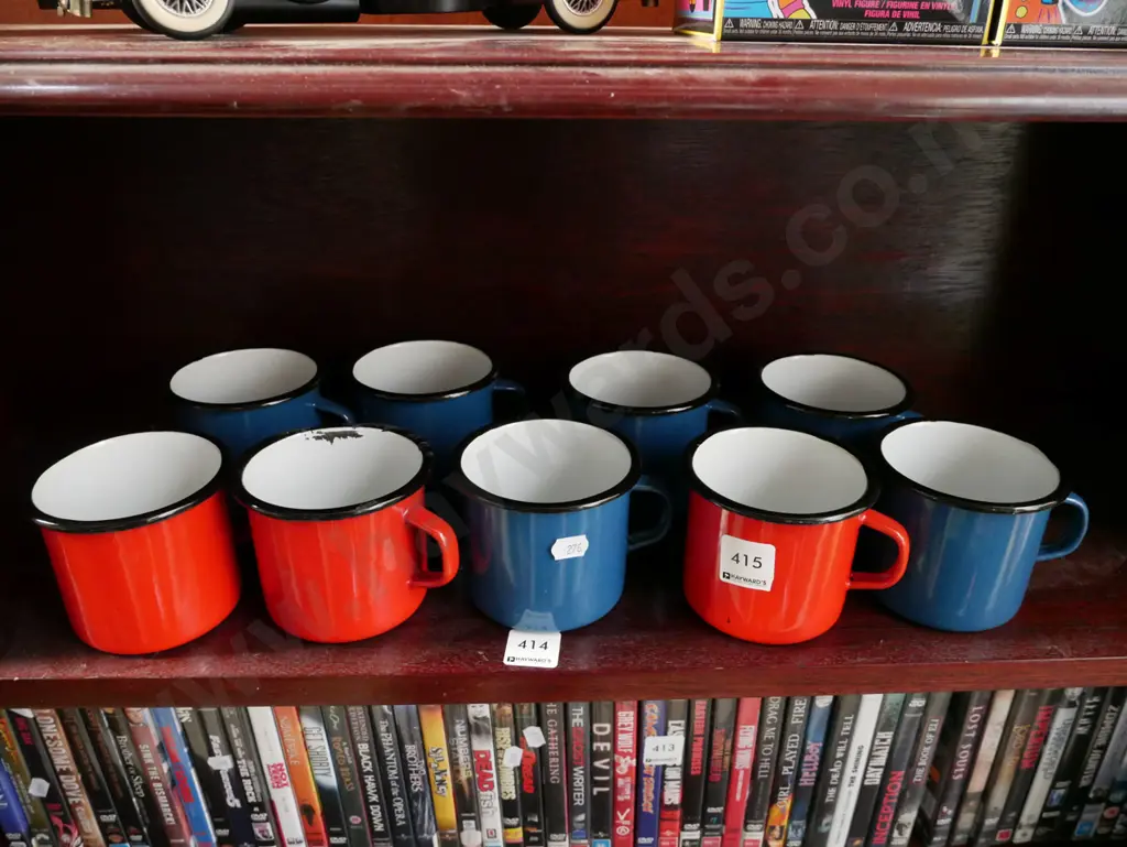 9x enamel coffee  mugs Image 1++