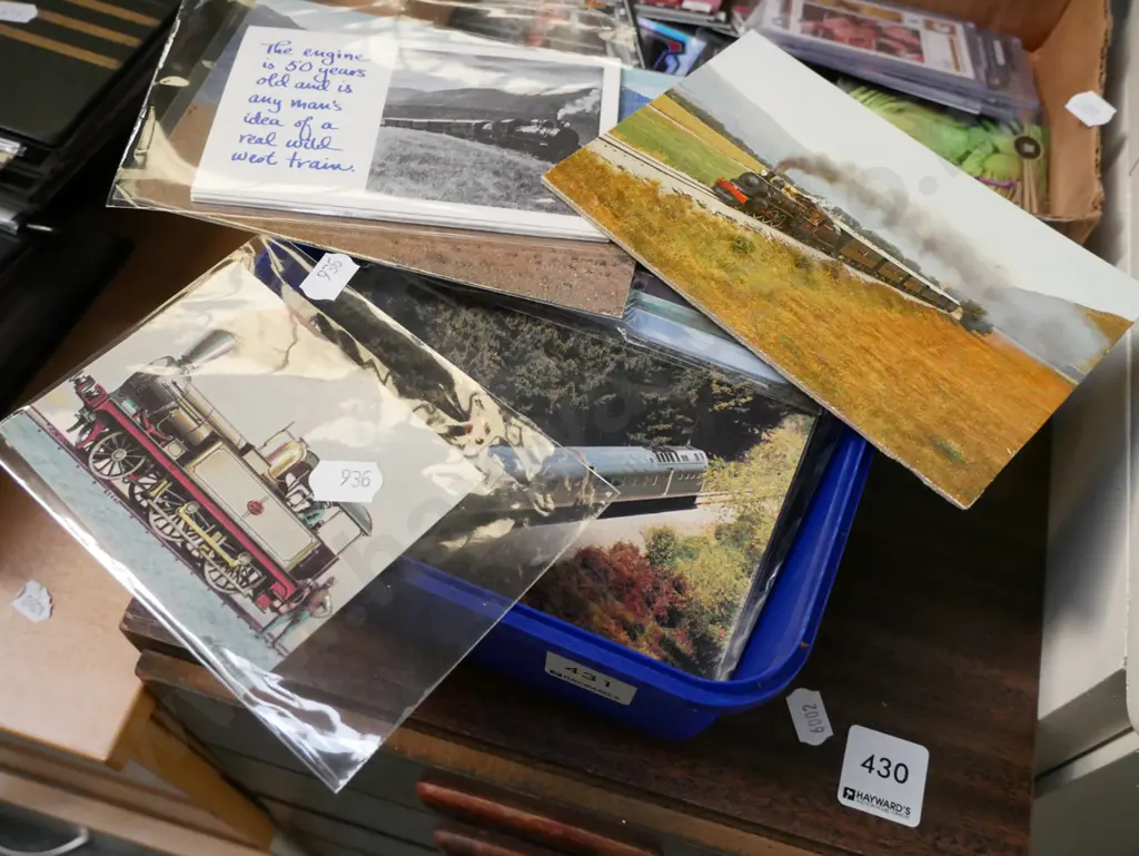 box of railway cards Image 1++