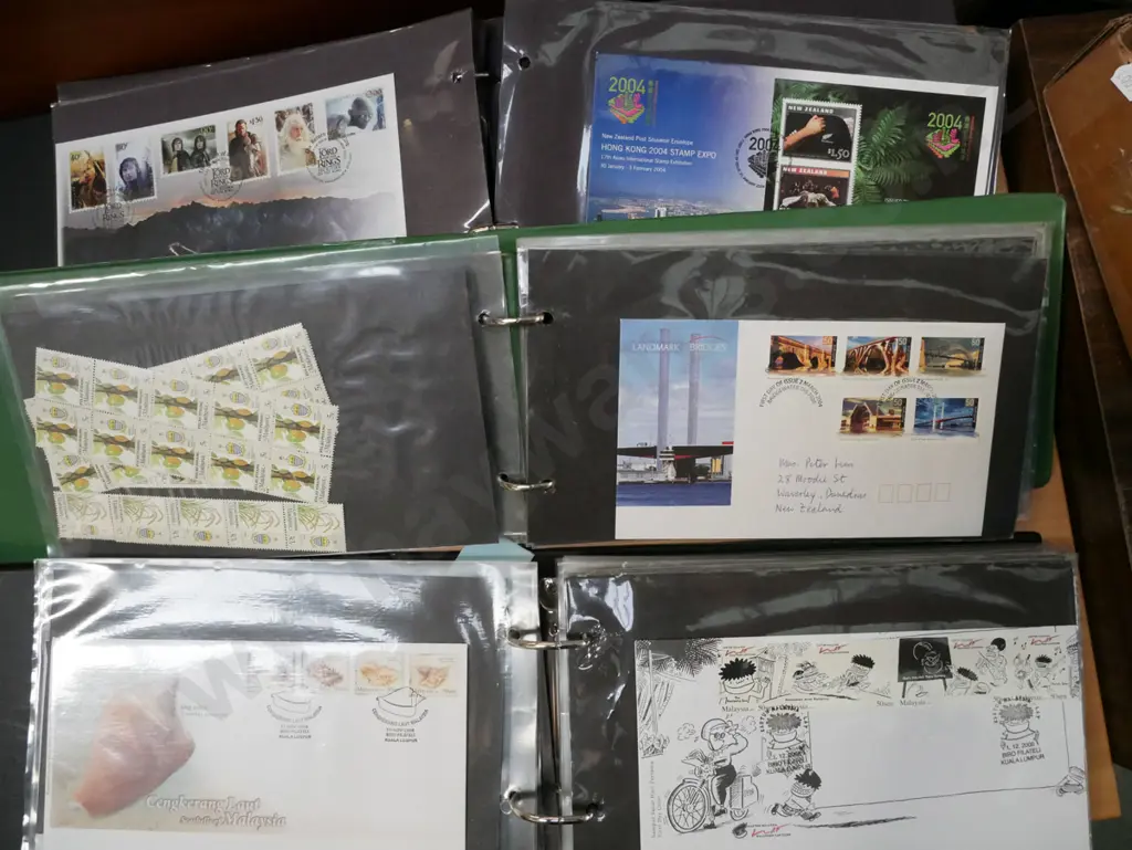 3x first day cover albums Image 1++
