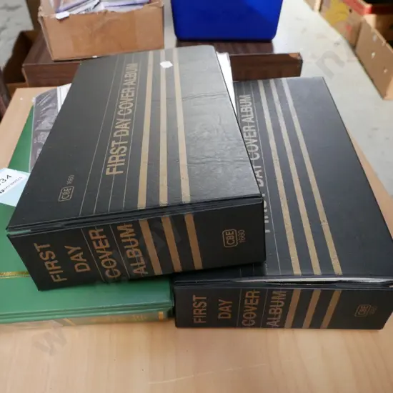 3x first day cover albums