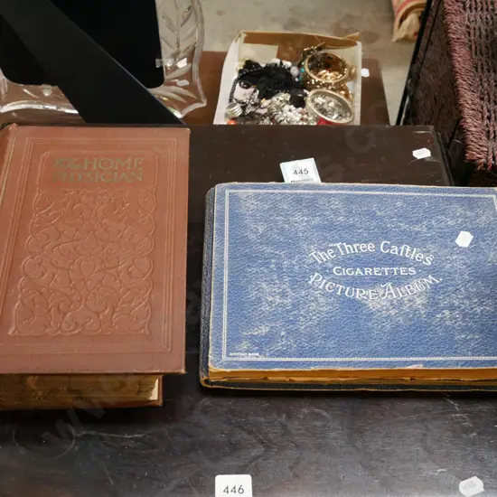 Home Physician and 3 Castles cigarette album