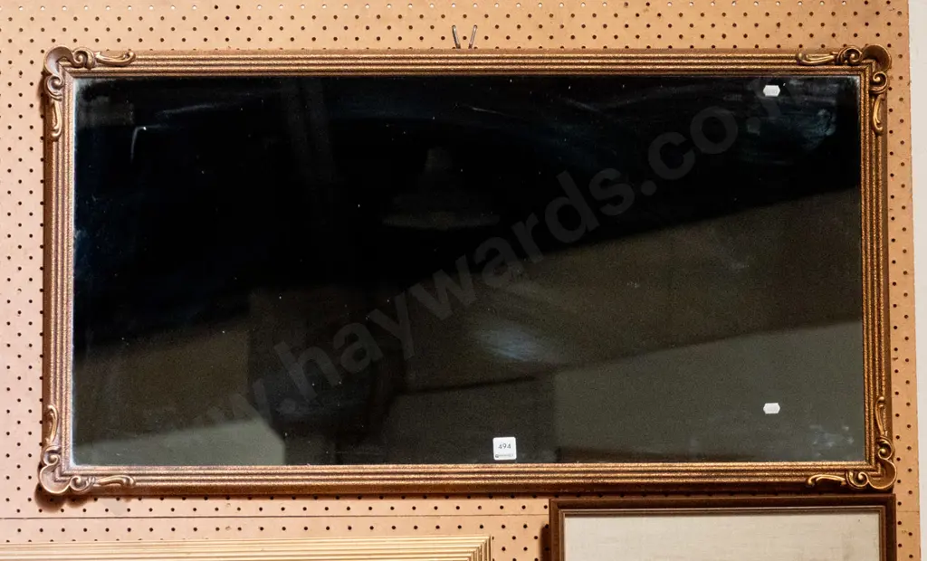 gilt framed wall mirror Image 1++