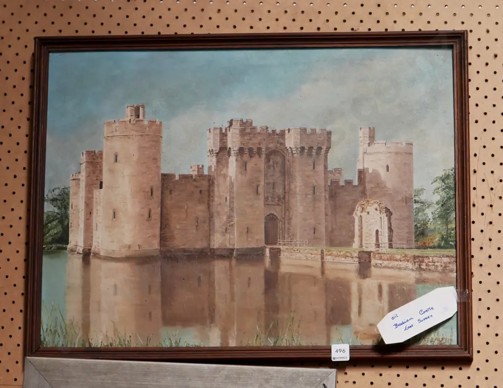 framed oil - Bodiam Castle Image 1++