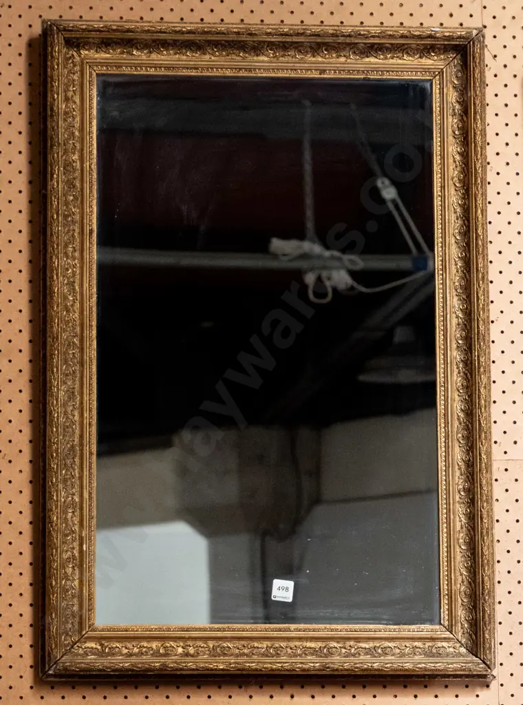 ornate gilt framed mirror Image 1++