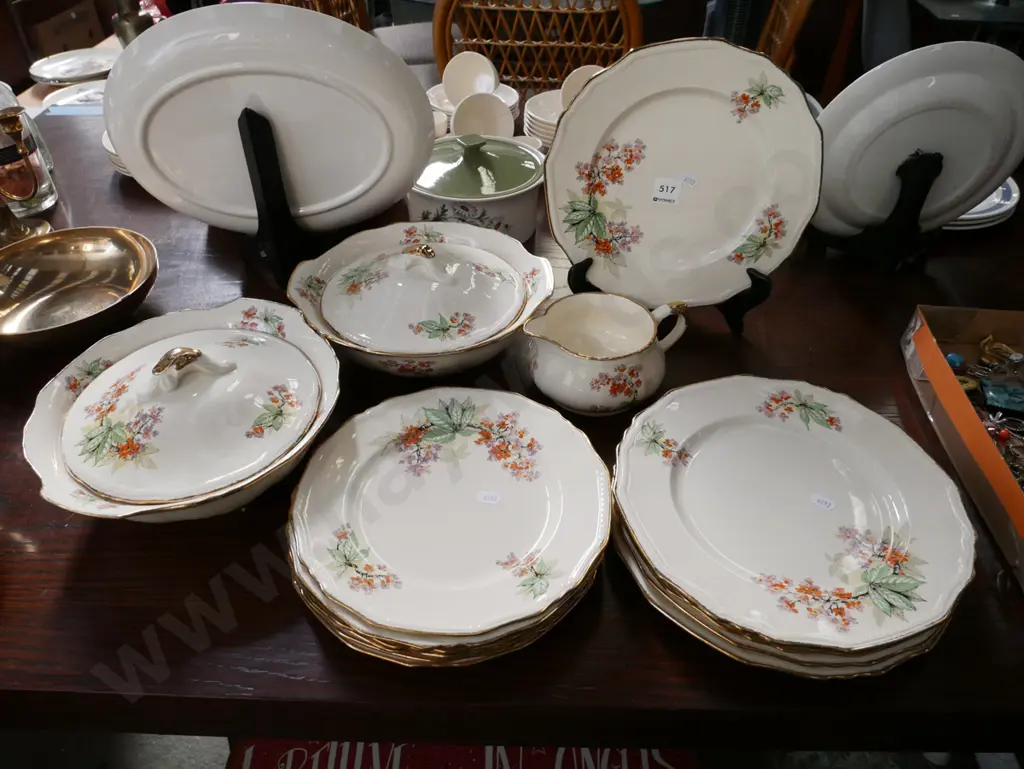 Meakin Churtsea lidded veges, plates etc Image 1++
