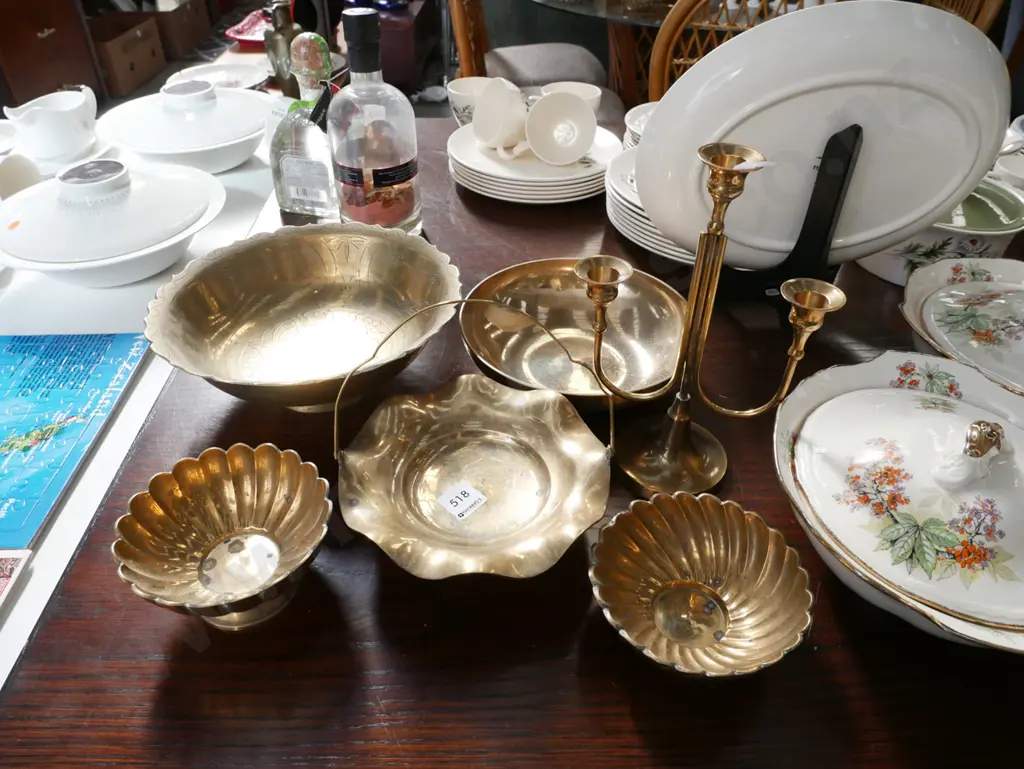 brass comports, bowls Image 1++
