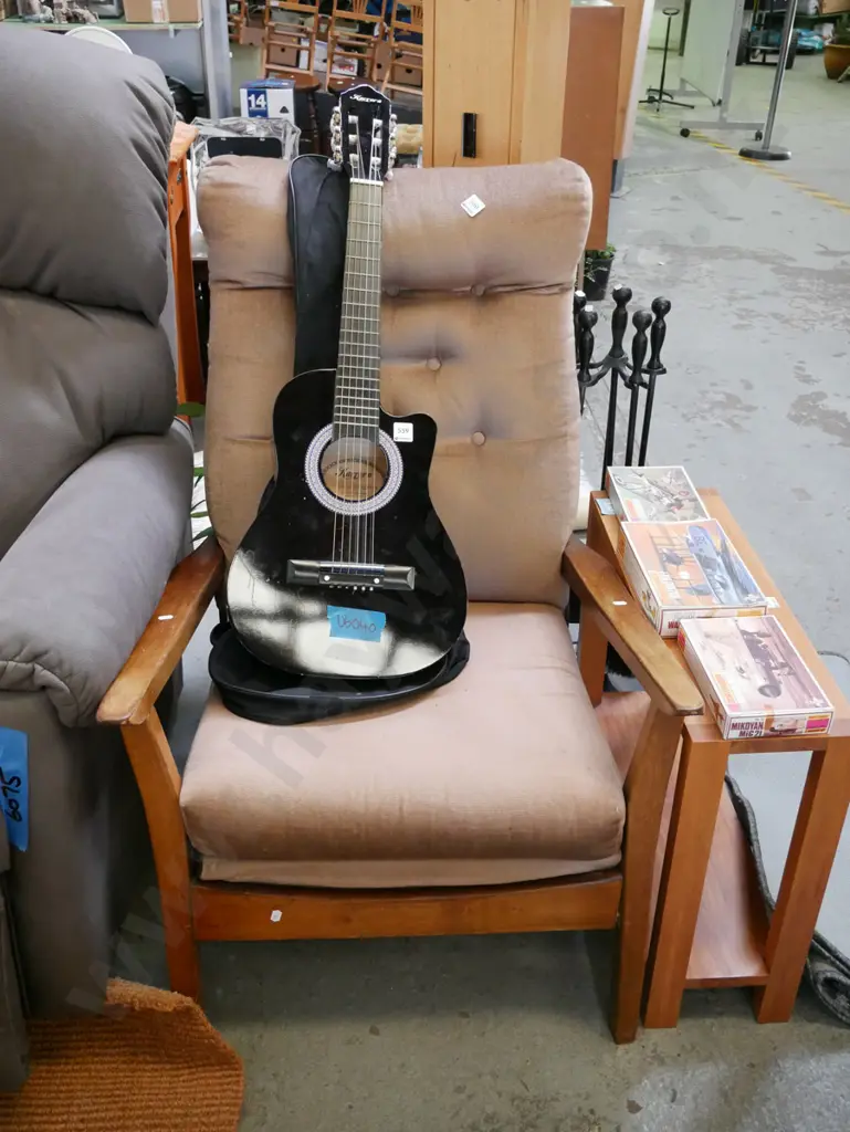 mid-century wood armchair Image 1++