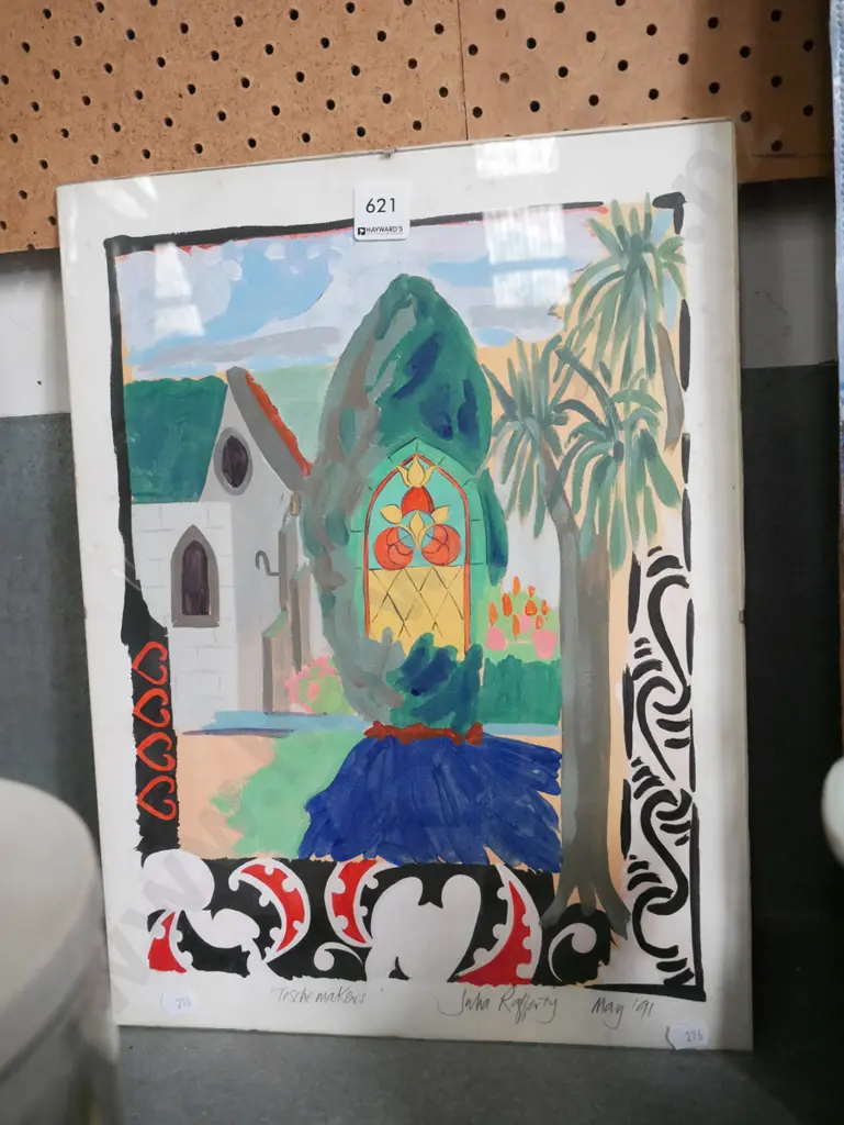 Julia Rafferty - watercolour under glass "Teschemakers" Image 1++
