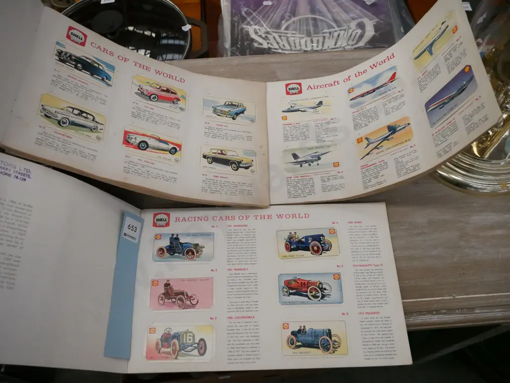 3 x vintage Shell collector card albums Image 1++