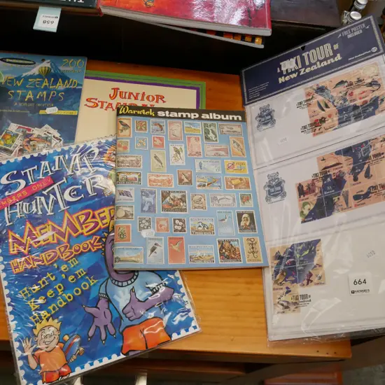 stamp albums & contents, first day covers
