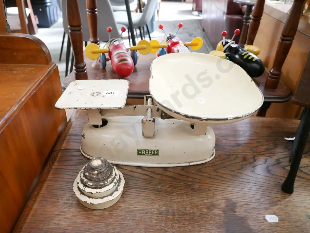 vintage Harper scales & weights Image 1++