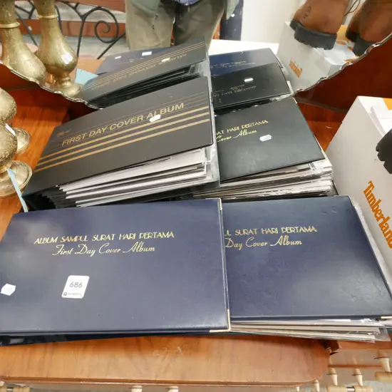 4 x albums with first day covers