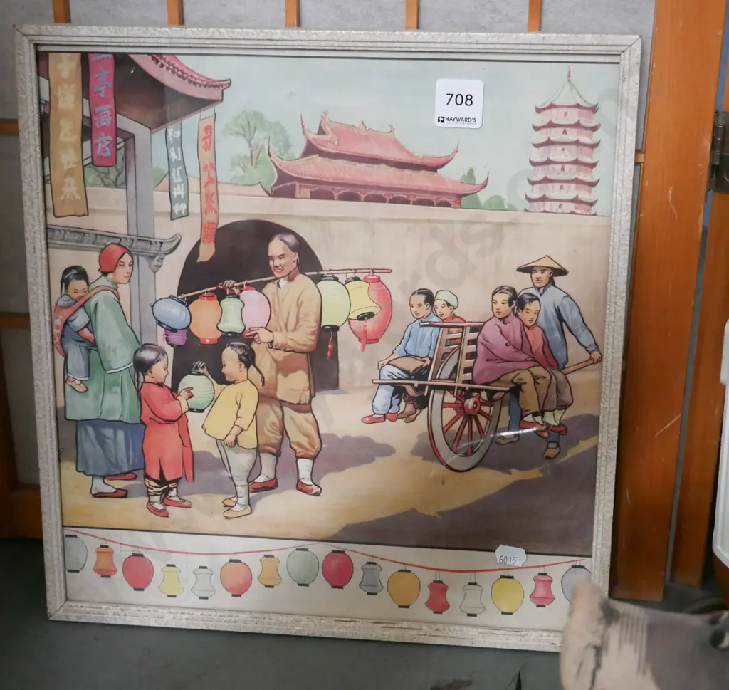Chinese lantern print Image 1++