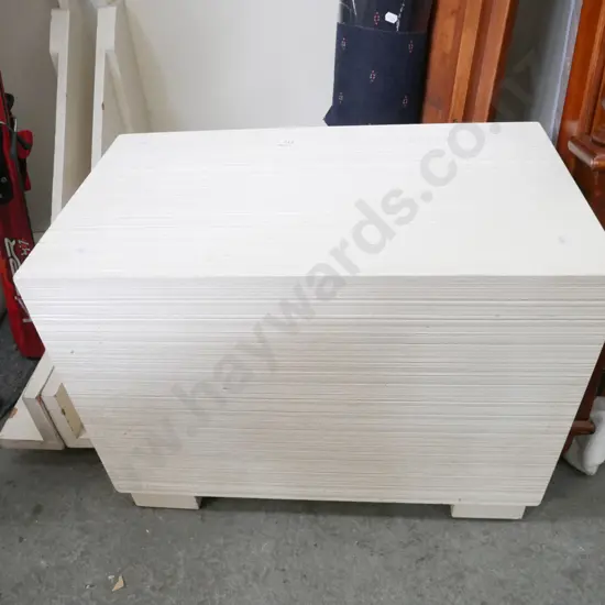mid-century rimu white painted blanket box