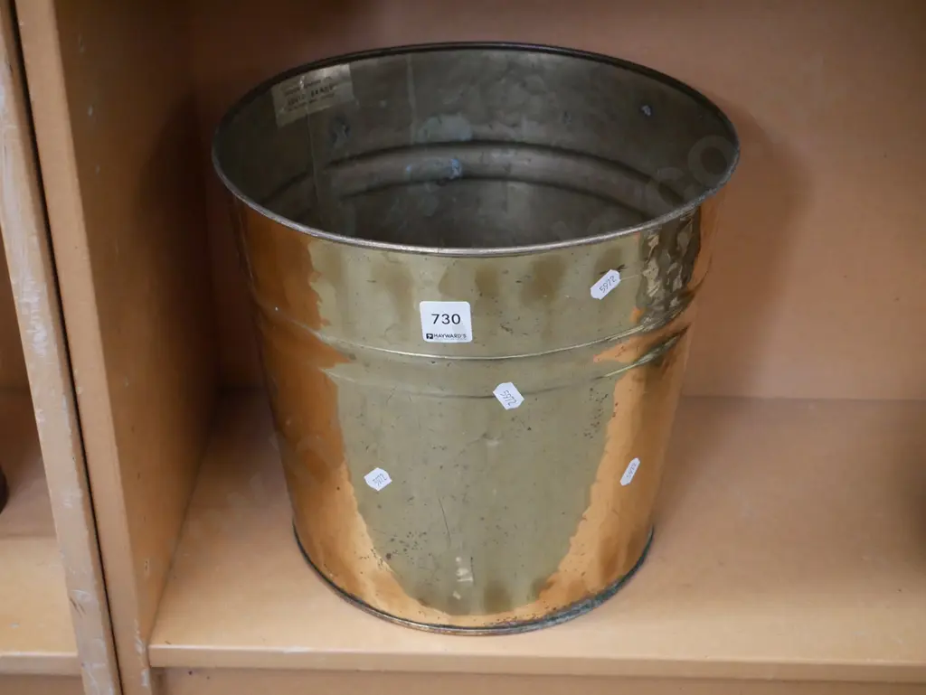 brass waste paper bin Image 1++