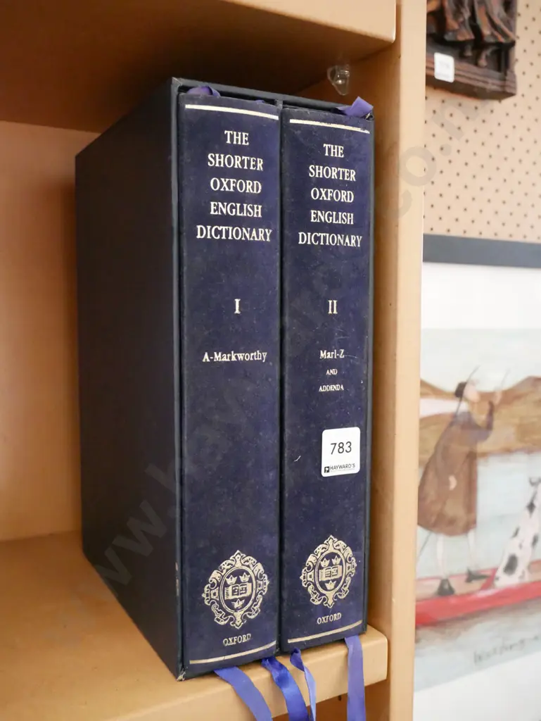 2x volumes of shorter Oxford Dictionary Image 1++