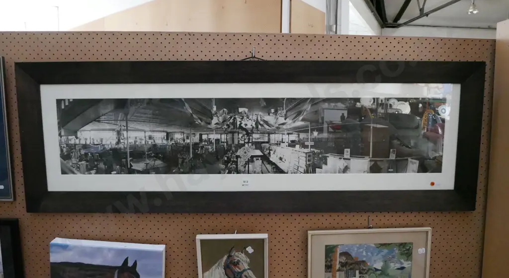 framed photo print - interior of haberdashery department store Overall H-475 W-1445 Image 1++