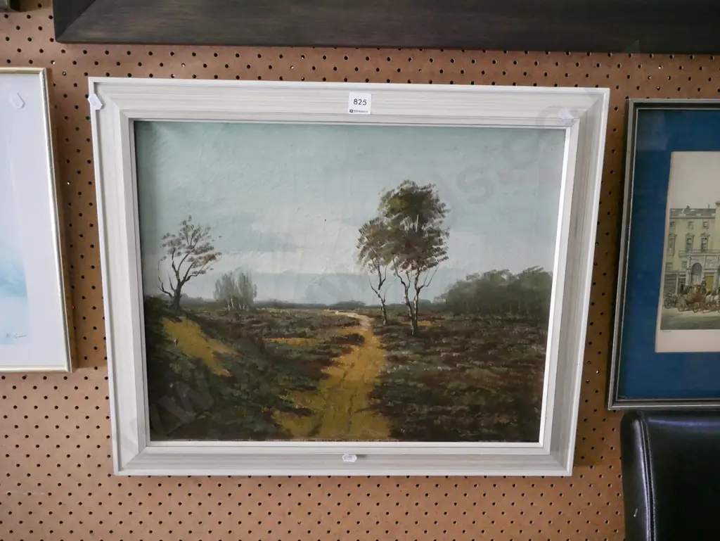 framed oil - trees and country track Image 1++