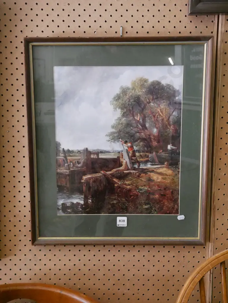 framed Constable print   Image 1++
