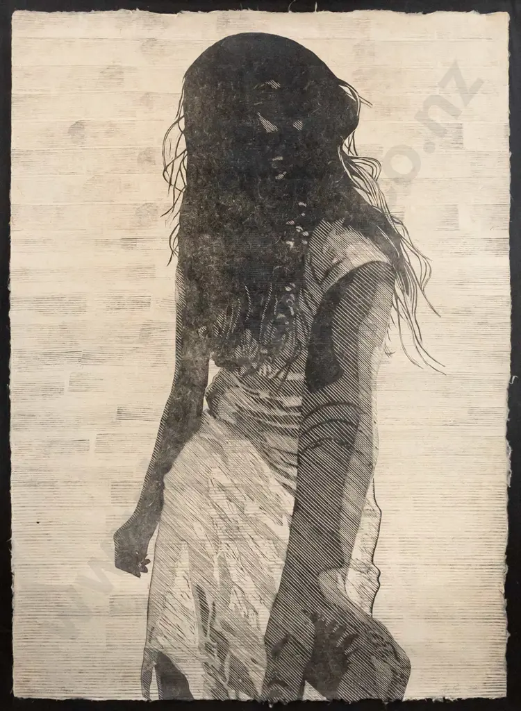 Sue Pearson 2011 - framed screenprint "Rosemary Thom"  H-1000 W-720 Image 1++