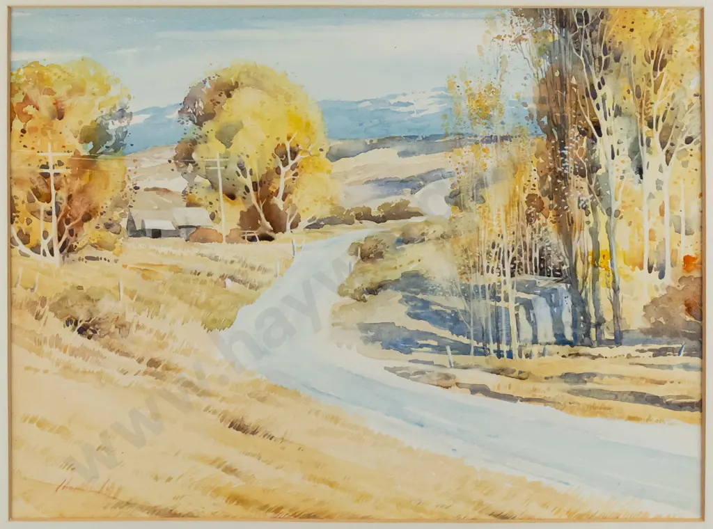 Charlton Edgar - framed watercolour "Becks Lauder" H-270 W-360 Image 1++