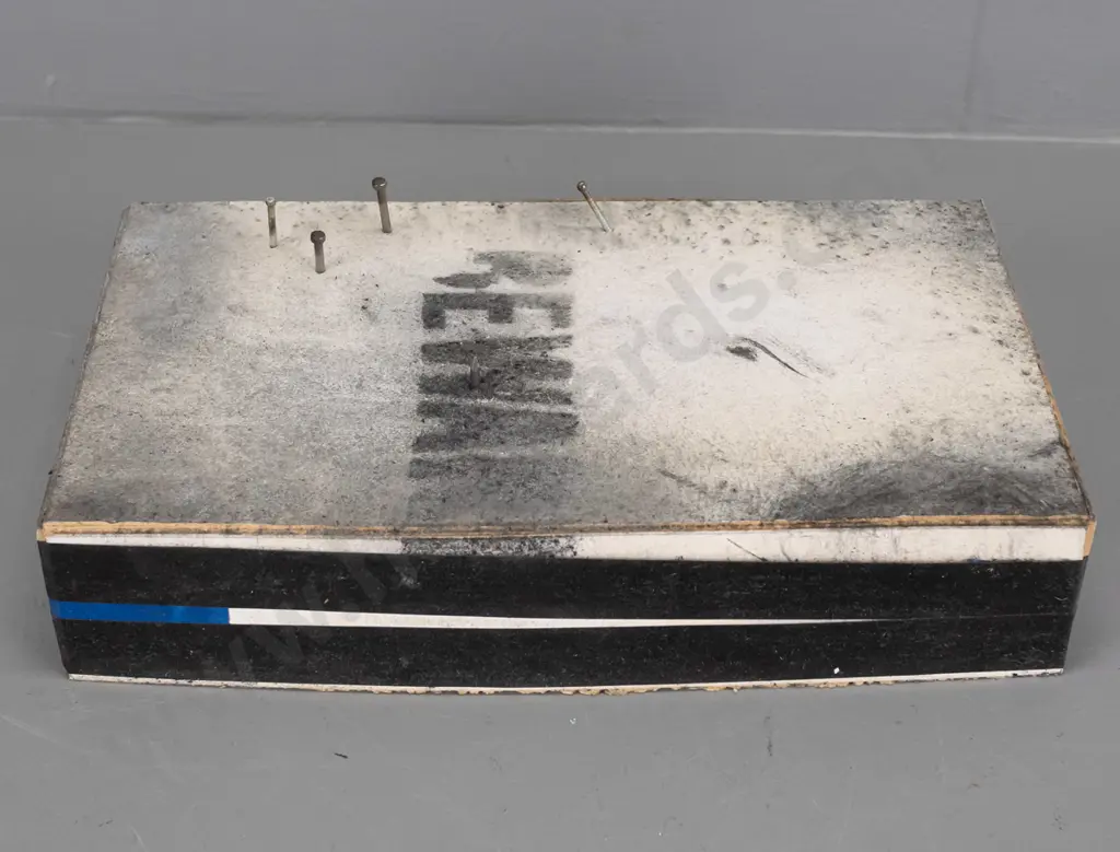 Nick Dewar 2002 - mixed media - box with nails H-250 W-160 Image 1++
