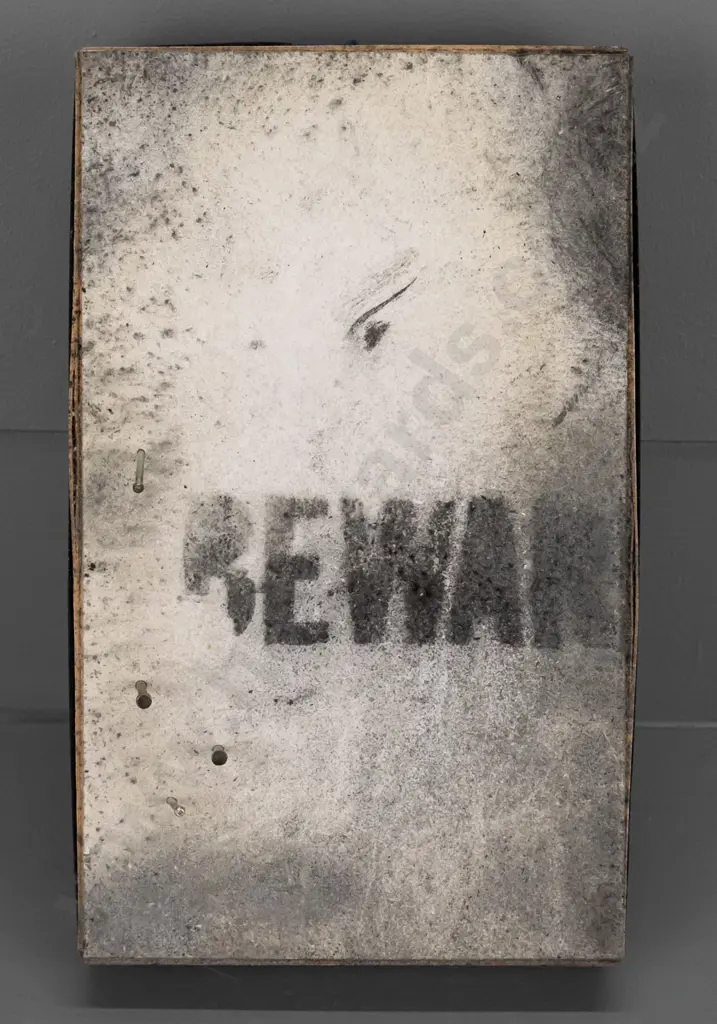 Nick Dewar 2002 - mixed media - box with nails H-250 W-160 Image 1++