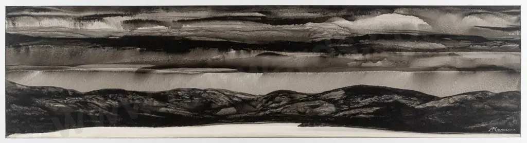 P Cameron - mixed media on board H-185 W-730 Image 1++