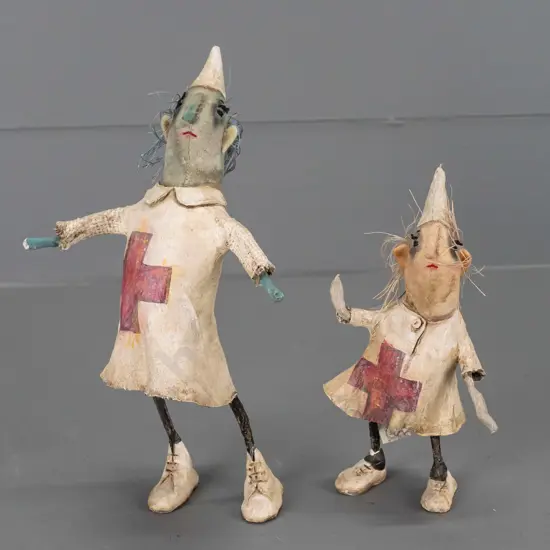 Helen Back - 2 x sculptures Tallest  H-210