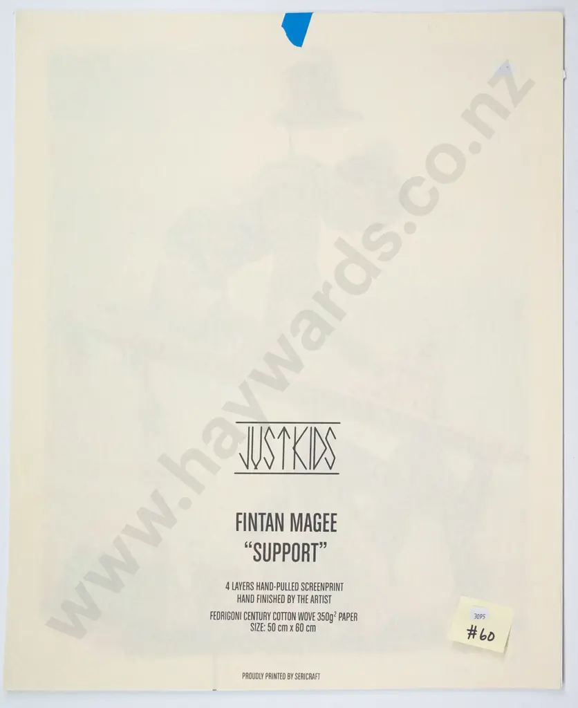 Magee - unframed ltd edition print 31/45 "Support" H-530 W-430 Image 1++