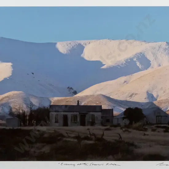 Grahame Sydney 2013 - framed ltd edition photograph 7/10 "Evening at the Shearer's Kitchen" H-420 W-680