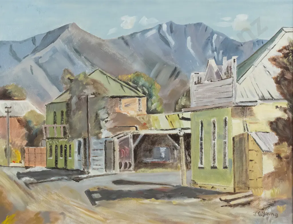 J C Young, framed oil "Naseby" H-340 W-430 Image 1++