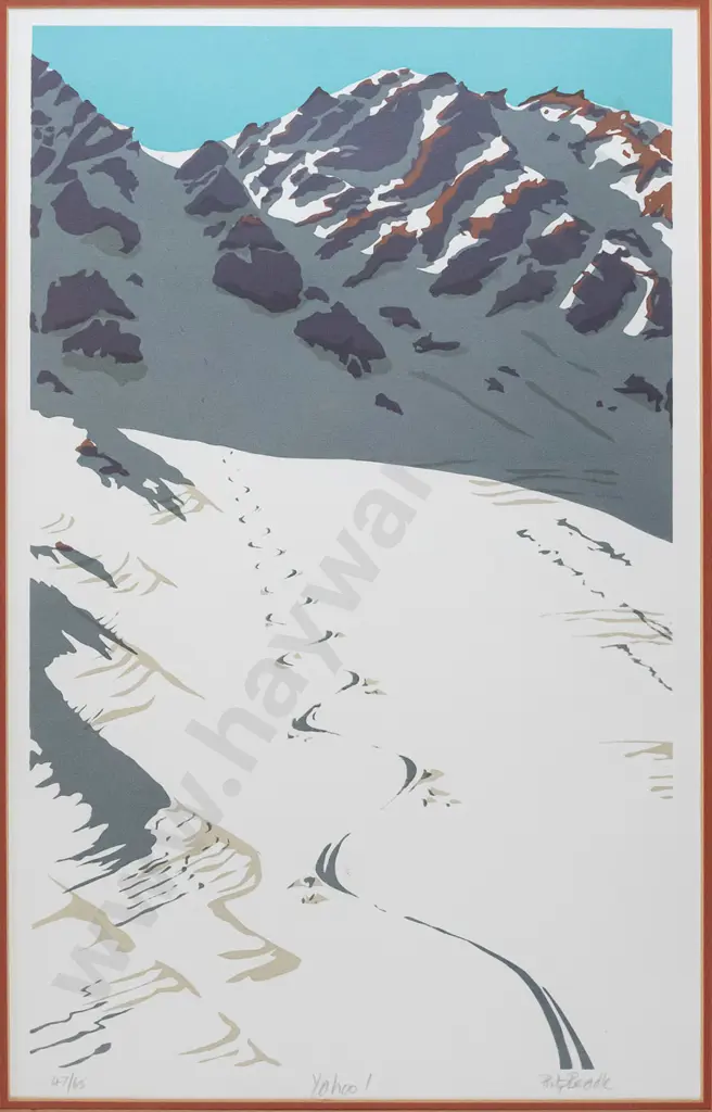Philip Beadle - framed screenprint 47/65 "Yahoo!" H-460 W-300 Image 1++