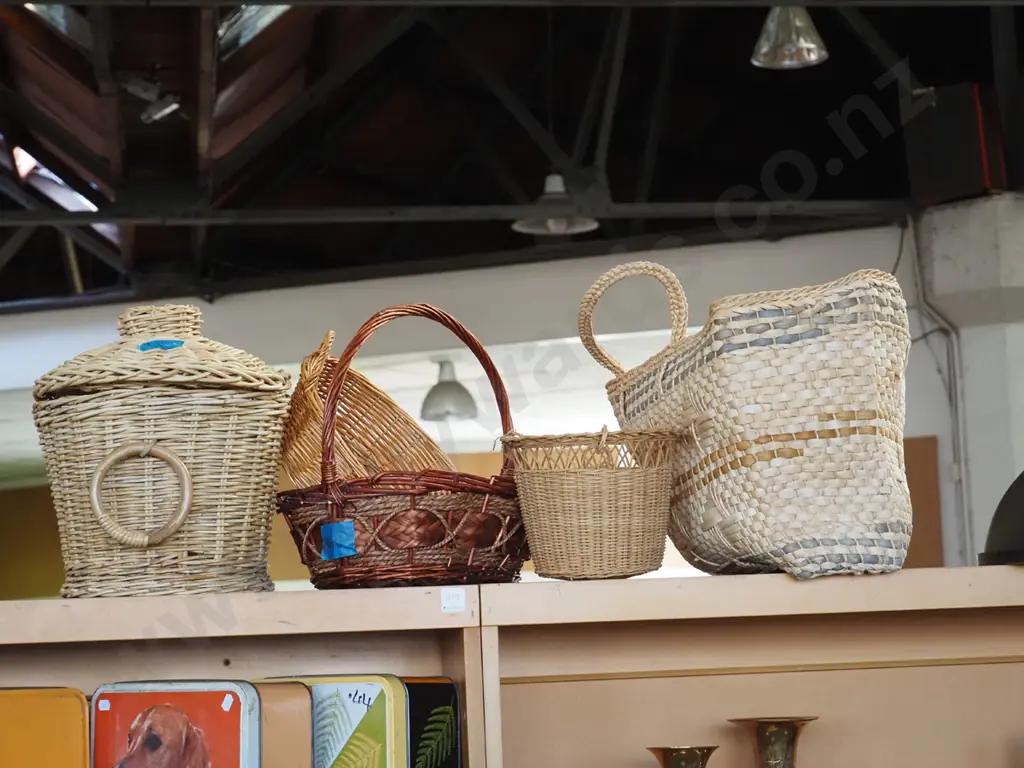 assorted cane baskets Image 1++