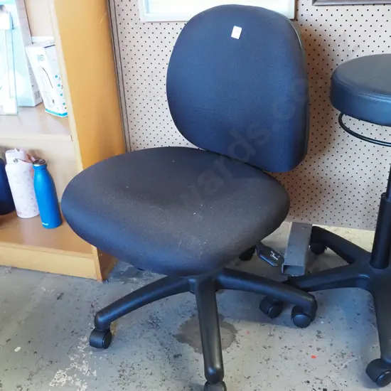 black office chair
