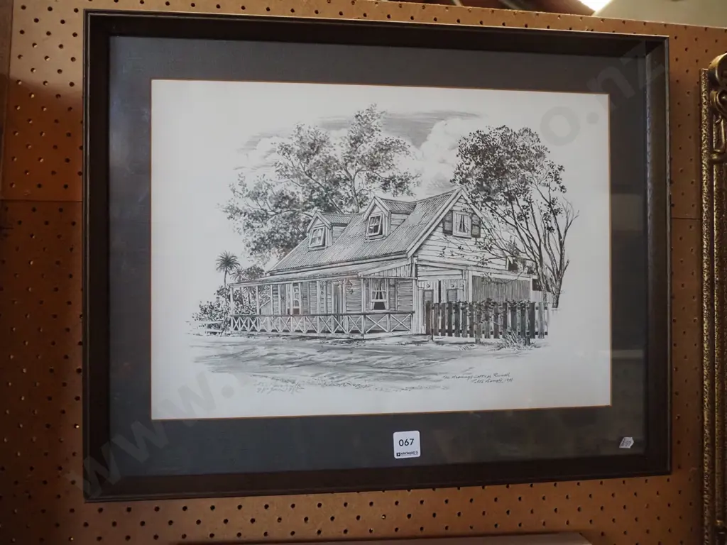 framed print - Moorings Cottage Russell Image 1++