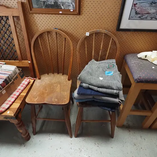 2x bentwood dining chairs