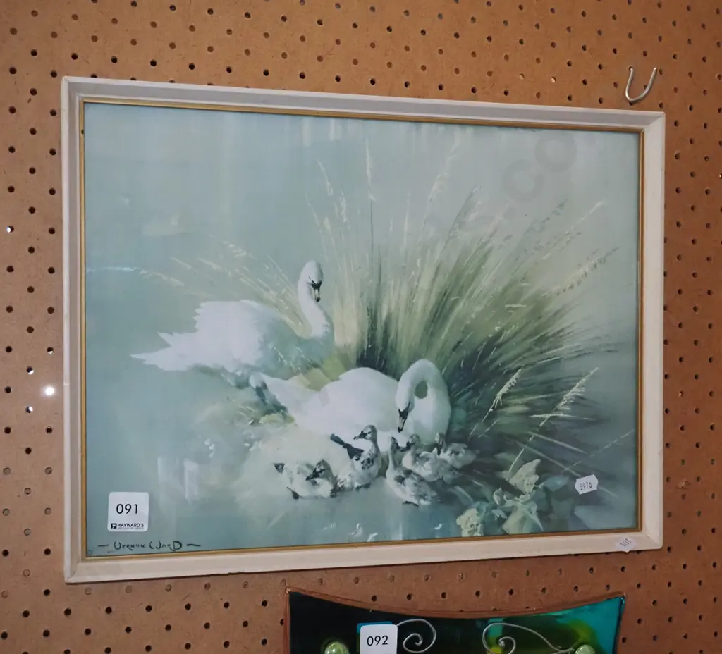 small Vernon Ward swan print Image 1++