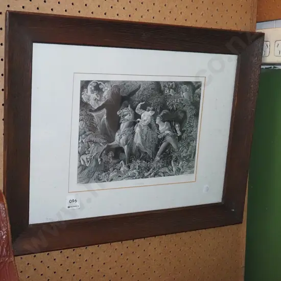 framed print - Undine (foxing to mat)