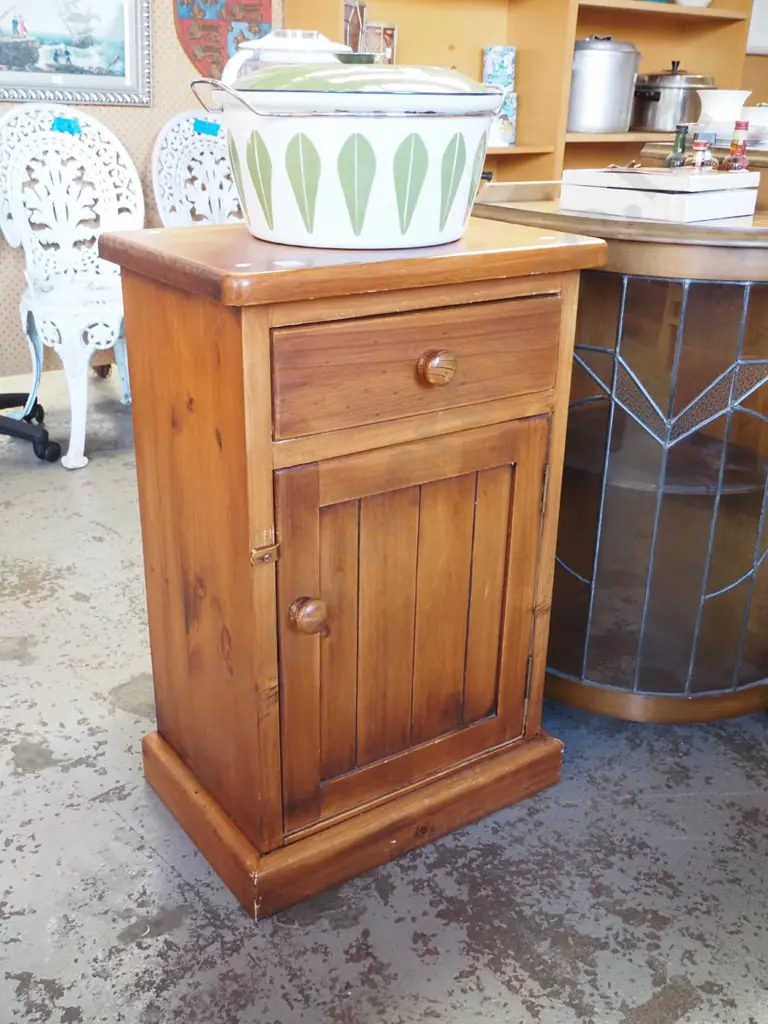 solid pine bedside cabinet Image 1++