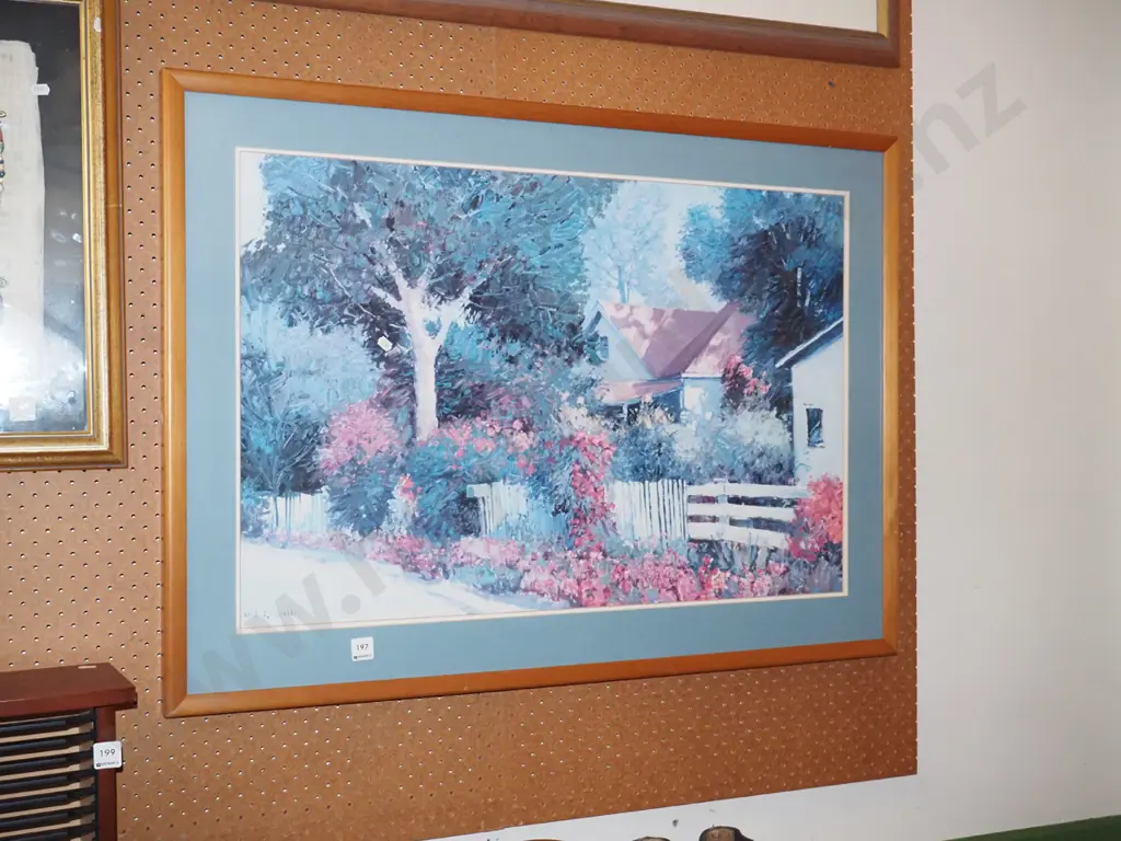 framed print - cottage garden Image 1++