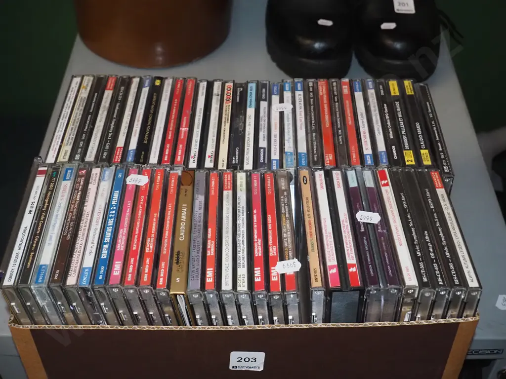 box of CDs Image 1++