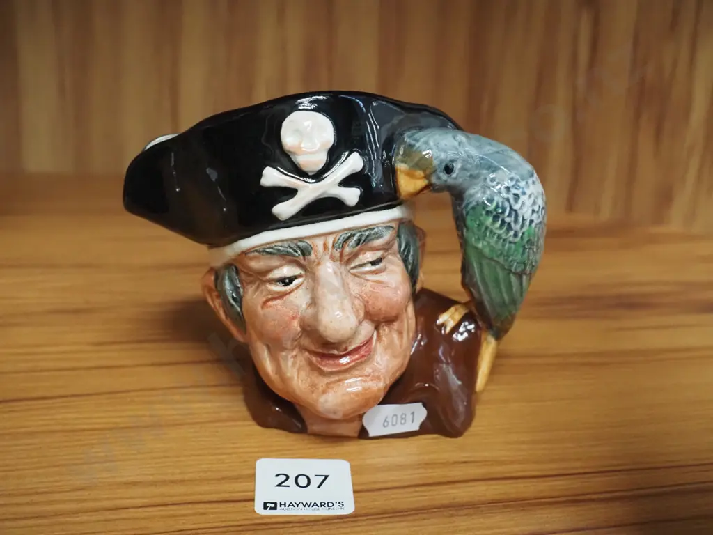 Royal Doulton Long John Silver toby mug H-100 Image 1++