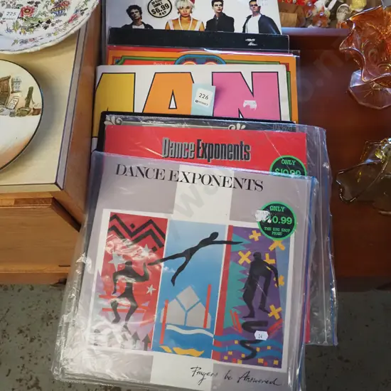 LPs; Dance Exponents, Wham etc